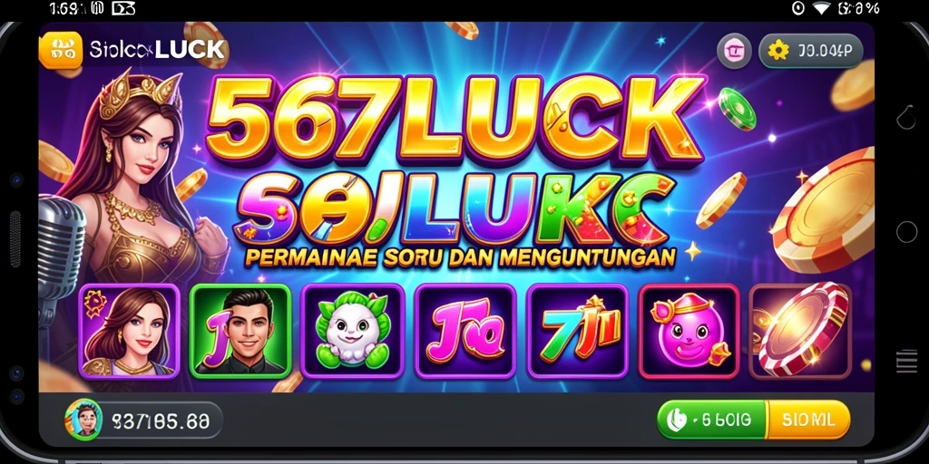 Tampilan gameplay slot yang menegangkan dan mengasyikkan di 567LUCK.