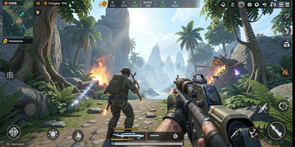 Tampilan seru dari gameplay 62IDN dengan adegan aksi mendebarkan.