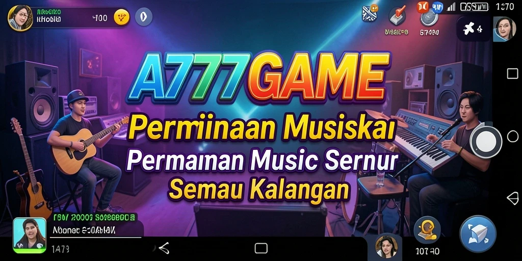 Tampilan gameplay A777GAME yang menarik dan penuh warna.