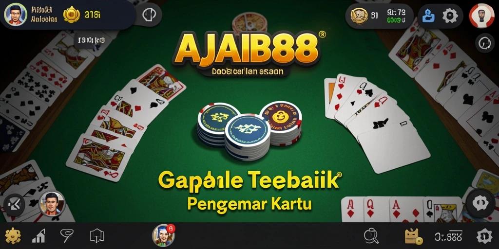 Tampilan gameplay Gaple di AJAIB88 yang seru dan interaktif.