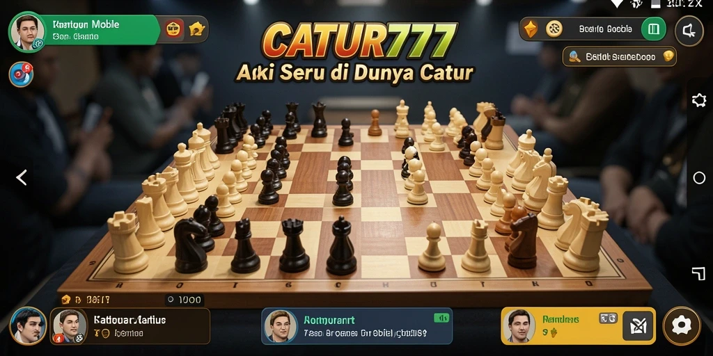 Tampilan aksi seru dalam gameplay CATUR777 yang menegangkan.