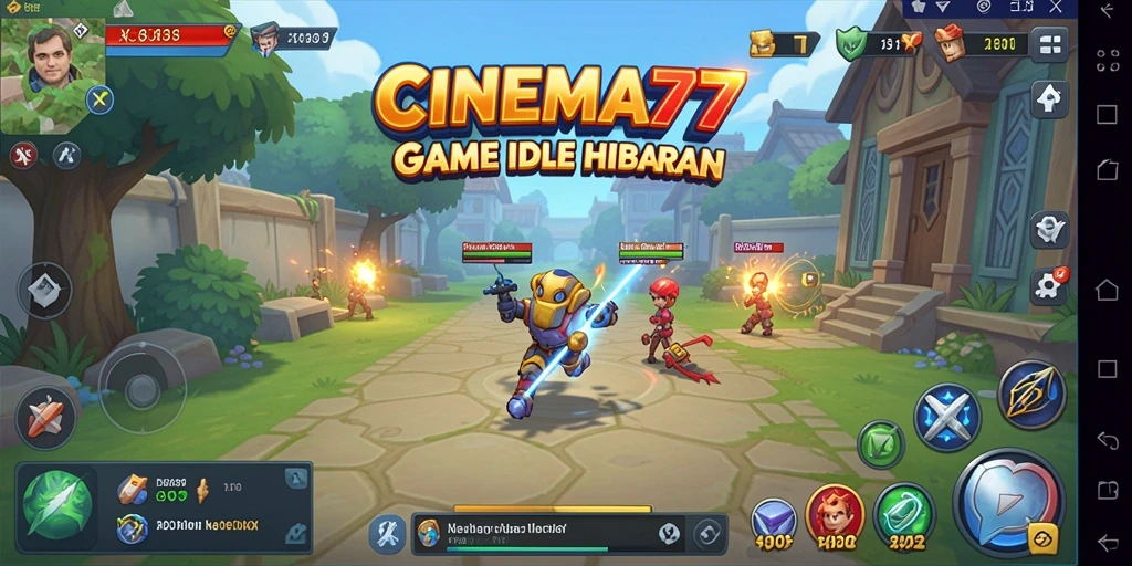 Tampilan gameplay CINEMA77 dengan pengelolaan bioskop yang seru.