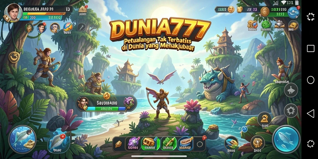 Gameplay menarik DUNIA777 yang menampilkan petualangan seru.