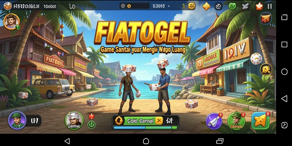 Tampilan gameplay seru FIATOGEL dengan berbagai tantangan menarik.