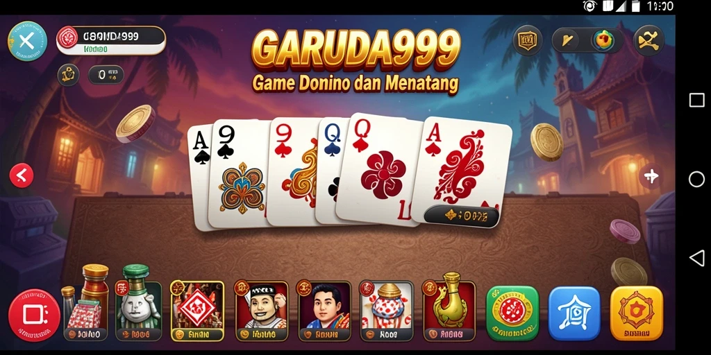 Tampilan permainan seru dan interaktif di GARUDA999.