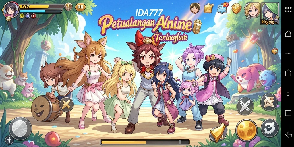 Tangkapan layar gameplay IDA777 menampilkan aksi petualangan yang seru.