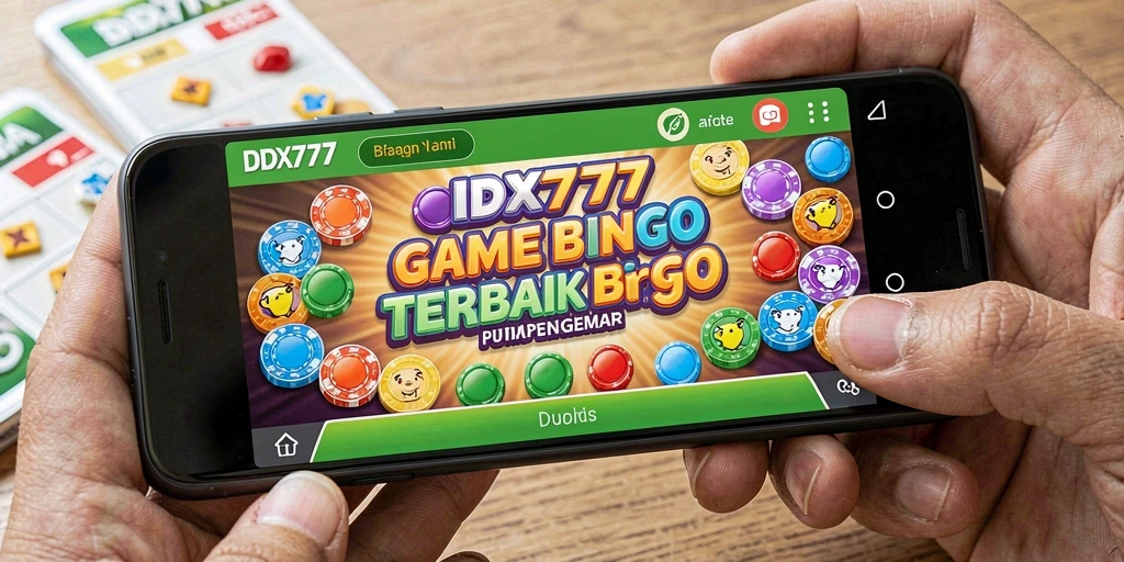 Screenshot gameplay IDX777 menunjukkan suasana Bingo yang seru dan interaktif.