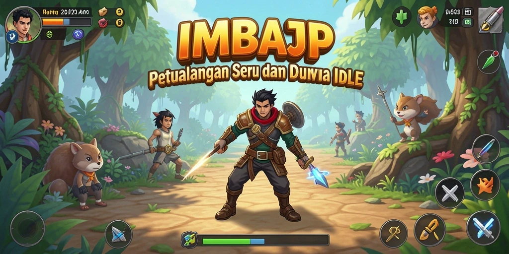 Tampilan permainan <strong>IMBAJP</strong> dengan karakter dan latar yang menarik.