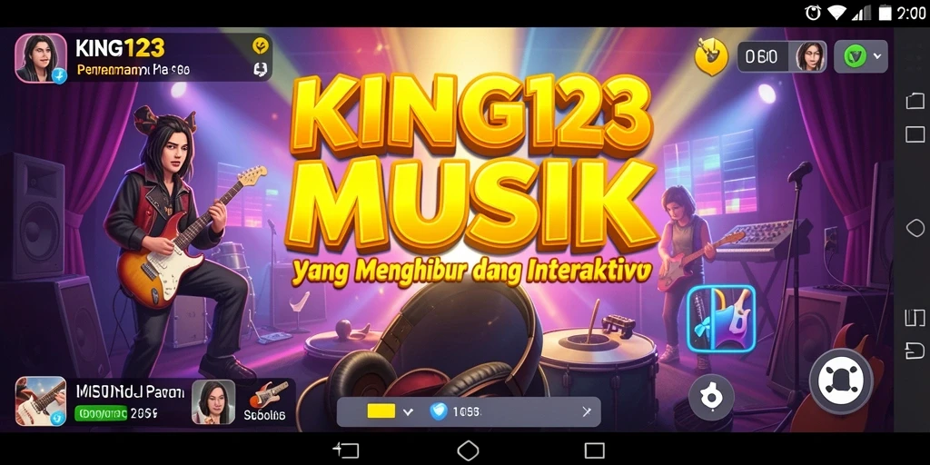 Tampilan gameplay KING123 yang interaktif dan penuh warna.