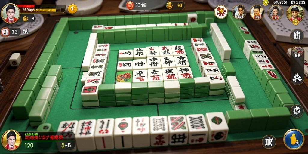 Tampilan gameplay Mahjong yang menarik dalam KNO89.