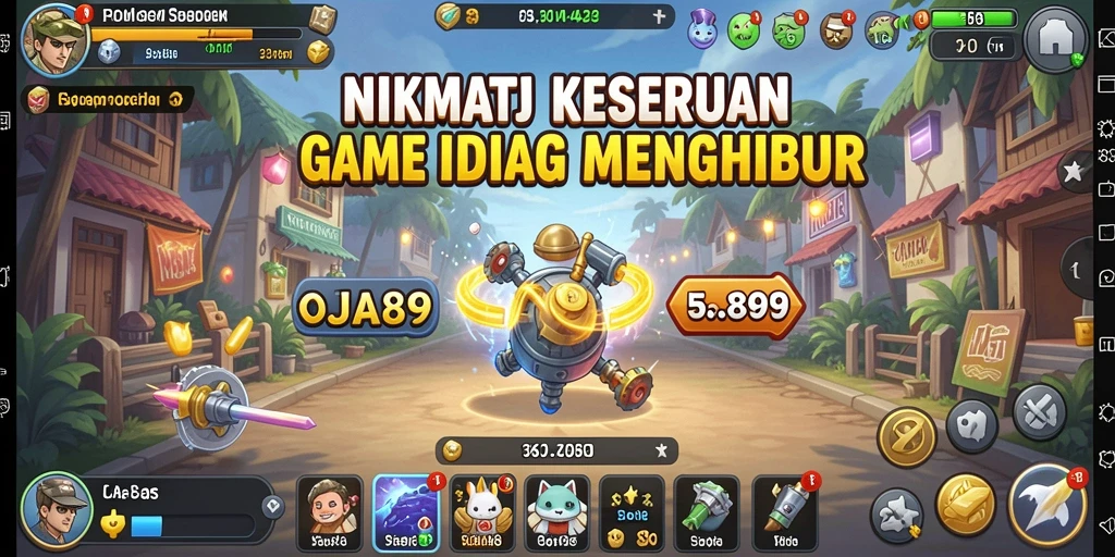 Tampilan gameplay <strong>OJA89</strong> yang seru dan menarik dalam genre Idle.