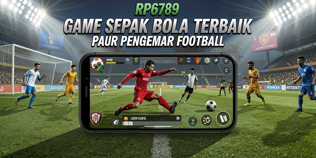 Tampilan gameplay RP6789 yang mendebarkan dengan aksi sepak bola intens.