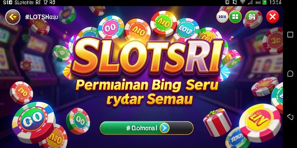 Tampilan gameplay Bingo yang penuh warna dan seru di SLOTSRI.