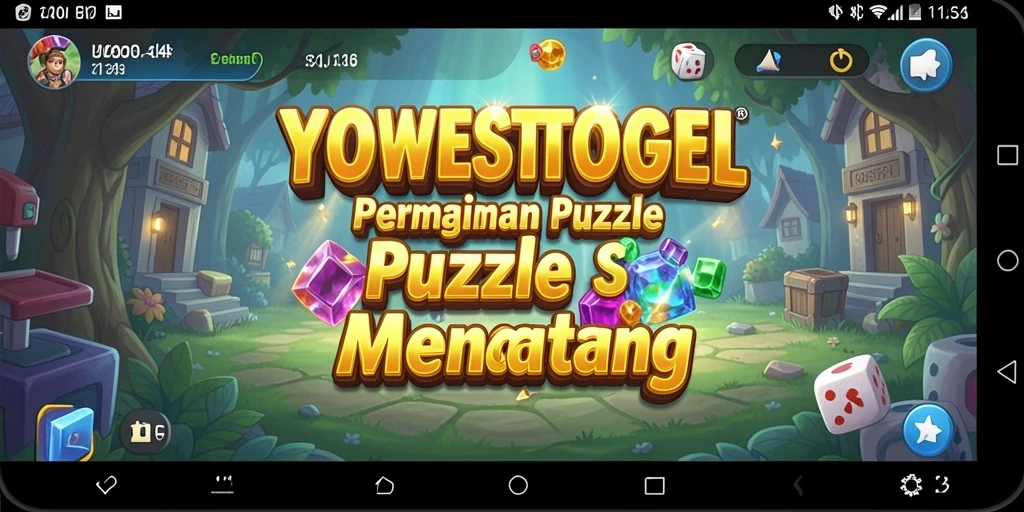 Tampilan gameplay YOWESTOGEL dengan berbagai puzzle menantang.